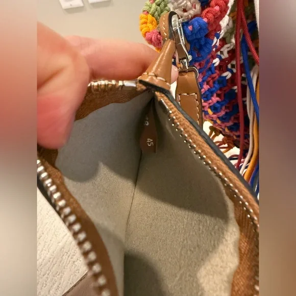 Tod’s Gommini shopping bag mini in leather and macrame multi color boho fringe